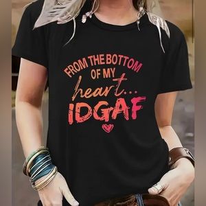Graphic T-Shirt "From The Bottom Of My Heart"……